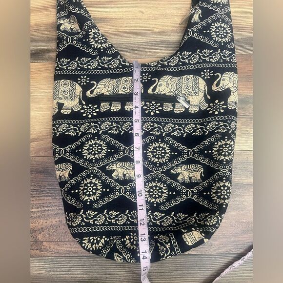 Karresly elephant print crossbody bag bohemian festival hipster indie travel - Picture 7 of 8